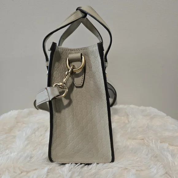 Gucci Guccissima Beige Crossbody Bag - Picture 4 of 12